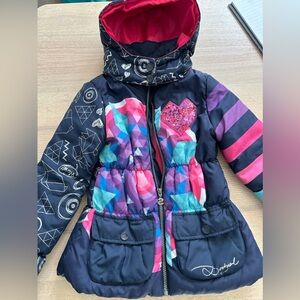 Jacket desigual blue for girls